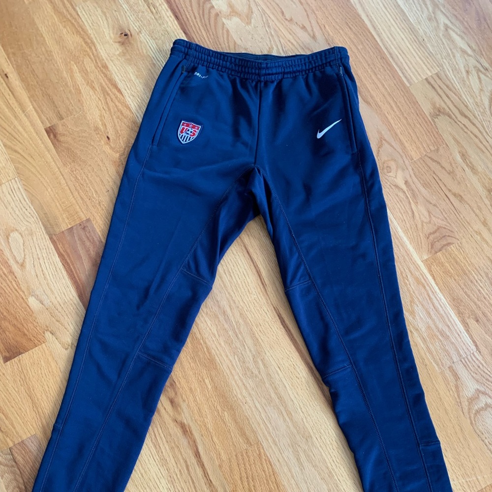 Nike soccer Fc academy squad USWNT therma football pants US Olympic joggers 90’s